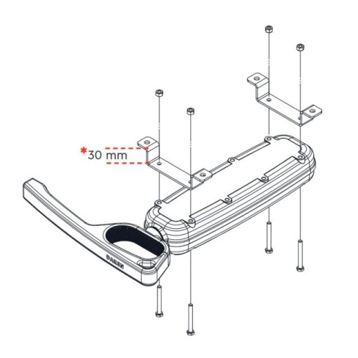 Suport orizontal opritor usa Daken - Img 2