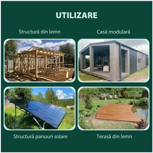 Surub fundatie elicoidal 76x1800mm montaj la sol structuri panouri solare fotovoltaice - Img 10