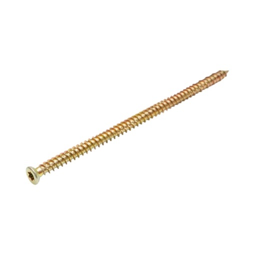 Surub montaj usi-ferestre 7.5x152mm, torx TX30, otel zincat galben 100 buc/cutie - Img 4