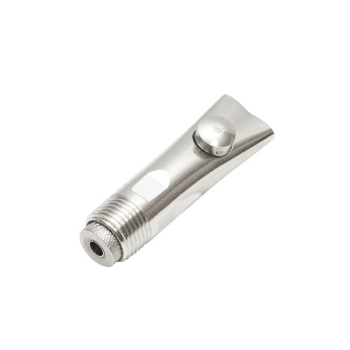 Suzeta din inox cu bila 85x21mm M20 pentru adapare porci si vitei - Img 2