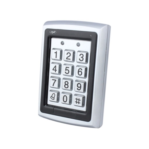 Tastatura control acces PNI DK101 stand alone antivandal cu cititor de card exterior si interior IPX6 - Img 2