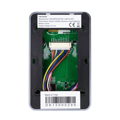 Tastatura control acces PNI DK150T cu Wi-Fi, deblocare cu PIN, card RFID si din aplicatia Tuya Smart, IP65, negru - Img 12