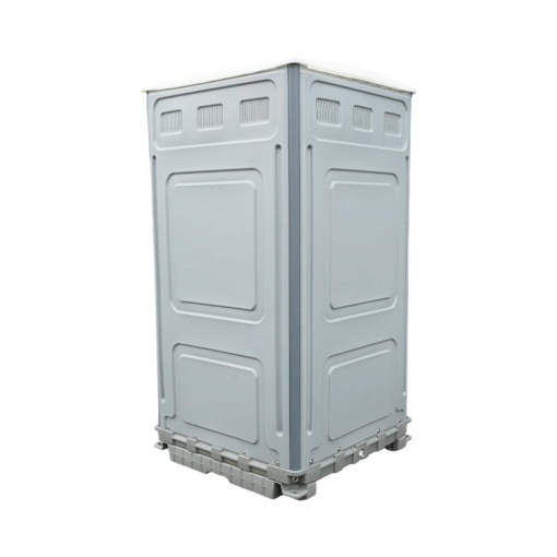 Toaleta ecologica vidanjabila HDPE 350L cu lavoar, pisoar, oglinda, suport hartie si cuier 1150x1150x2250mm - Img 4