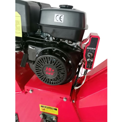 Tocator de crengi pe benzina, TC 15- 120, evacuare in spate, 15 CP, grosime maxima crengi 120 mm, 175 kg Breckner Germany - Img 6