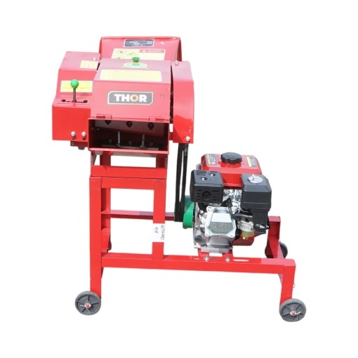 Tocator de lucerna pe benzina 7.5CP, 215cc, capacitate 400 kg/h, 2 trepte tocare, pornire sfoara THOR - Img 4