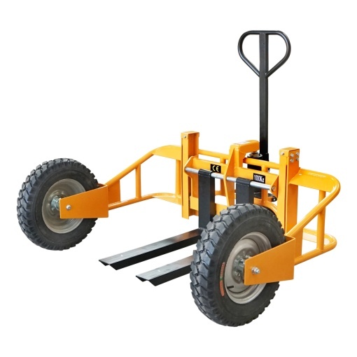 Transpalet pentru teren accidentat, sarcina maxima 1T, lungime furci 800mm - Img 3