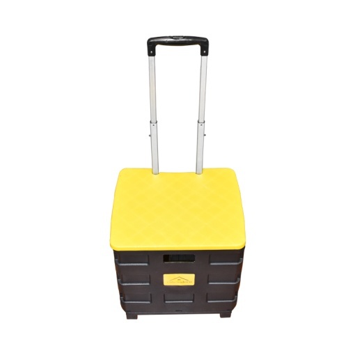 Troler compact din plastic pentru cumparaturi - Img 5