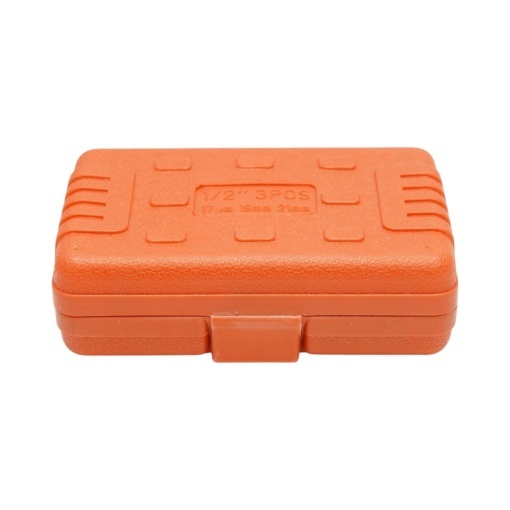 Trusa chei tubulare prezoane roti de impact cu protectie janta 17mm, 19mm, 21mm, patrat 1/2 inch Cr-Mo Breckner Germany - Img 4