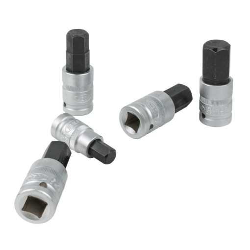 TRUSĂ DE 12 BUC. VÂRFURI HEXAGONALE DE 1/2", JBM - Img 2
