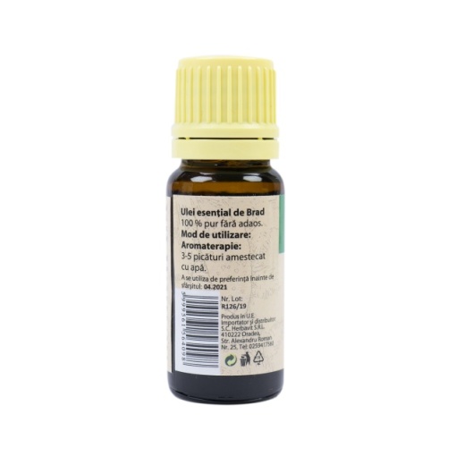 Ulei esential de Brad (Abies sibirica) 100% pur fara adaos, 10 ml - Img 3