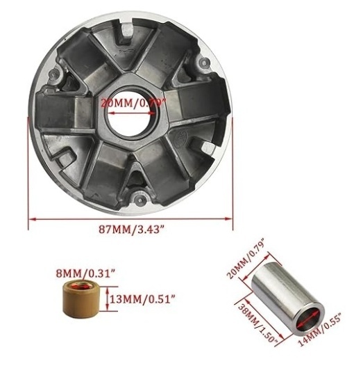 Variator scuter 4T 50-80cc (simplu) - Img 4
