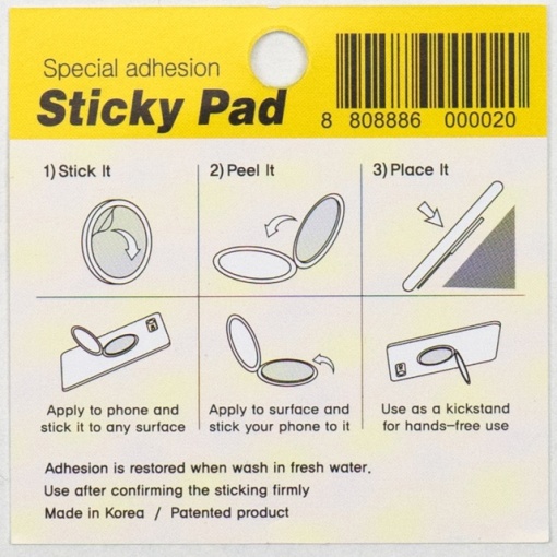 Accesoriu Sticky Pad Blue pentru dispozitive mobile - Img 2