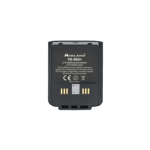 Acumulator Midland PB-BR01 Li-Ion 2800mAh, pentru statii radio PMR Midland BR01 - Img 2