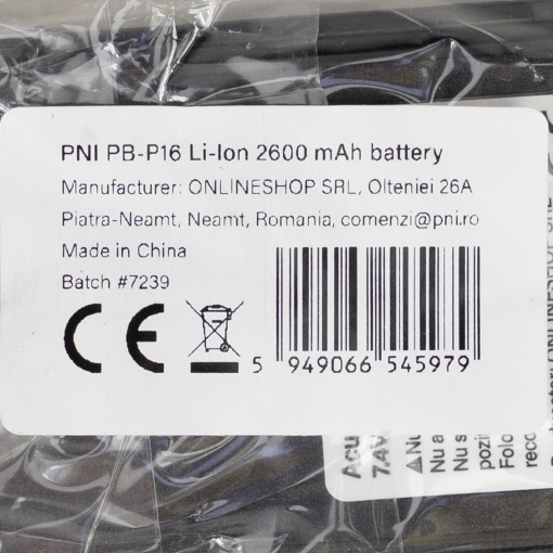 Acumulator PNI PB-P16 Li-Ion 2600 mAh pentru statie VHF/UHF PNI P16UV - Img 4