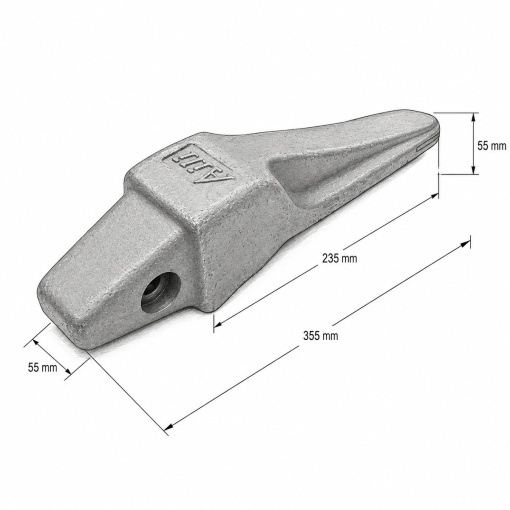 Adaptor dinte cupa Caterpillar J300 cod OEM 1U1304 - Img 4