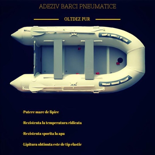 Adeziv prelate, barci pneumatice si materiale din piele, 1L - Img 2