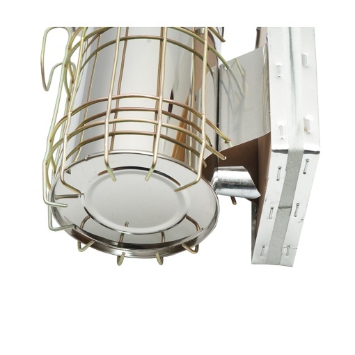 Afumator albine din inox cu cilindru scut termic si burduf din piele 250mm - Img 6