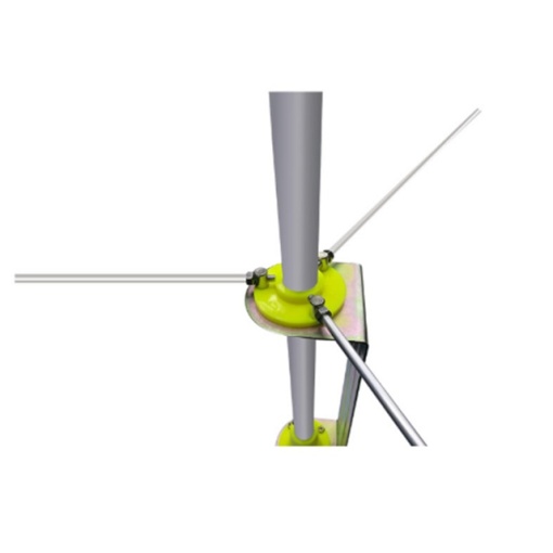 Antena de baza PNI DBA27 26-28 MHz, 620 cm, conector SO-239, 5 elementi, pentru cladiri - Img 2