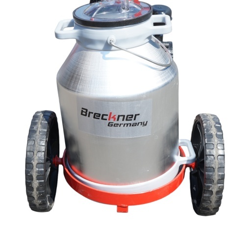 Aparat de muls vaci 1 post bidon 30L aluminiu cu vid in cadru(vacuum) Breckner Germany - Img 6