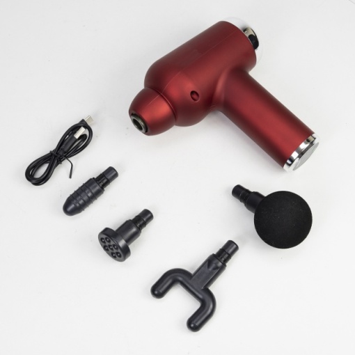Aparat de vibromasaj PNI FG8118, 4 capete de masaj, 6 trepte de intensitate, acumulator 1200 mAh inclus - Img 5