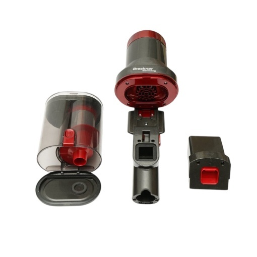 Aspirator vertical 2 in 1 fara fir 350W, putere aspirare 27 kPa, baterie Li-ion 2200mAh, recipient praf 0.8L, ecran tactil, perie iluminata LED, tehnologie ciclonica Breckner Germany - Img 12