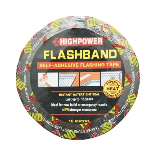 Banda bituminoasa autoadeziva 100mm x 10m pentru etansare si hidroizolare HighPower - Img 6
