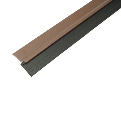 Banda etansare usa autoadeziva cu cauciuc 1m din PVC maro HighPower - Img 4