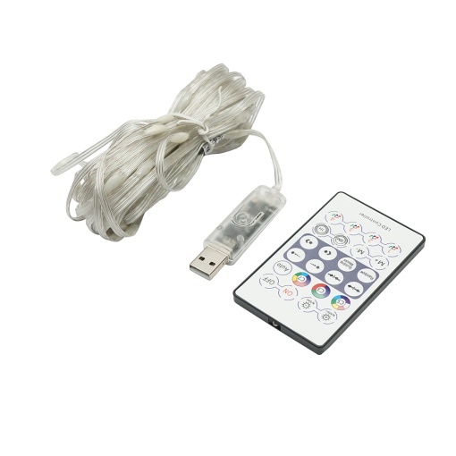 Banda LED smart 2W/m 5V cu telecomanda, control muzical, bluetooth, aplicatie USB, 10m RGB+IC IP68 Breckner Germany - Img 2