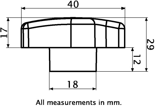 Buton cu filet tip mama M8 - Img 3