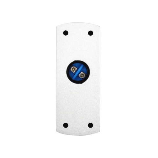 Buton de acces PNI PB411, contact iesire NO/COM, montaj aplicat, metal, ingust, cu revenire - Img 3