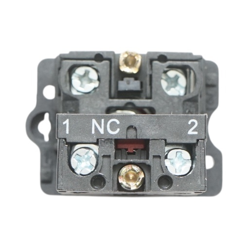 Buton indicator LED rosu cu rezistenta integrata 1NC, 24V LAY5 Breckner Germany - Img 5