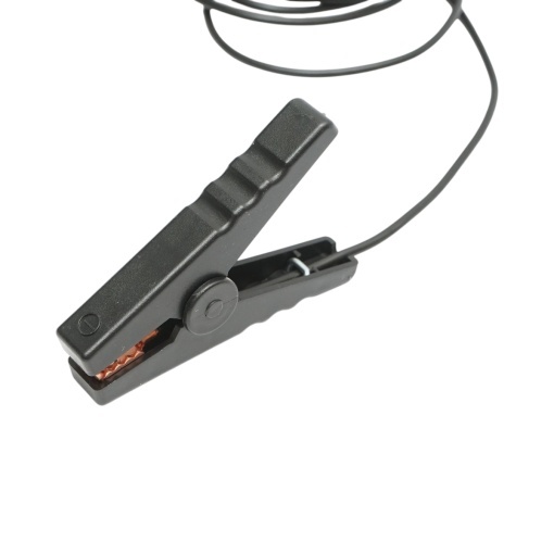 Cablu de racordare cu clema crocodil negru pentru gard electric - Img 3