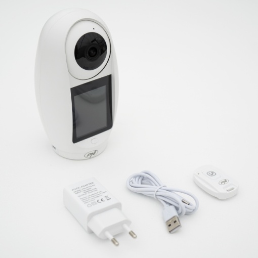 Camera supraveghere video PNI IP733 3MP, audio si video bidirectional, cu buton apelare prin Bluetooth, ecran, functie baby monitor - Img 10