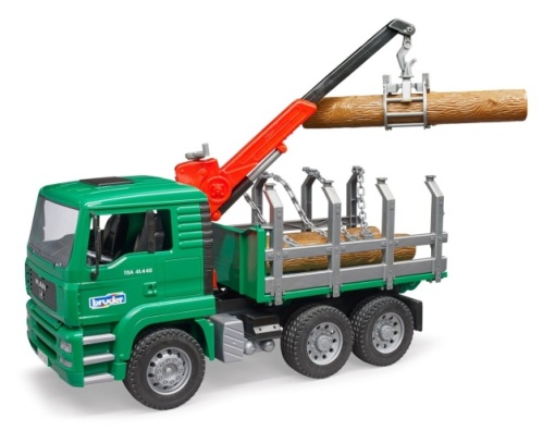 Camion forestier MAN TGA - Bruder 2769 scara 1:16 - Img 4