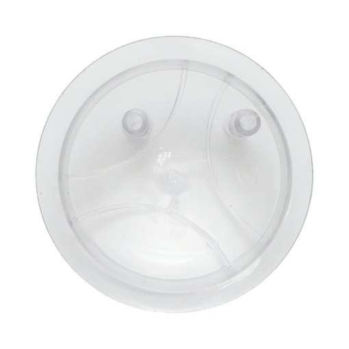 Capac transparent bidon 30L cu 2 iesiri pentru aparat de muls vaci Breckner Germany - Img 4