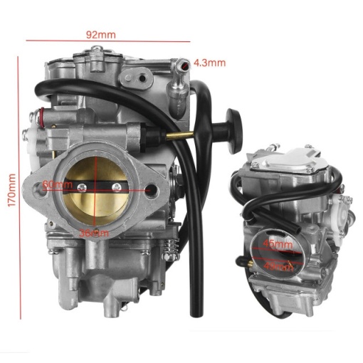 Carburator ATV Yamaha Warrior 350 YFM350 (1987-2004) - Img 3