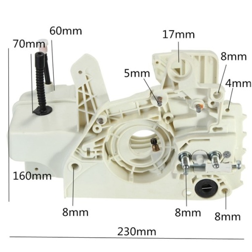 Carter drujba compatibil Stihl MS 210, MS 230, MS 250 Farmertec - Img 2