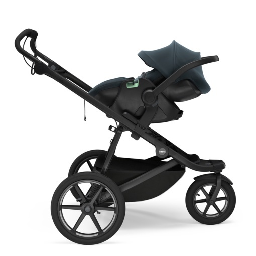 Carucior Thule Urban Glide 3 all-terrain cu prinderea hamului magnetica, Dark Slate - Img 5