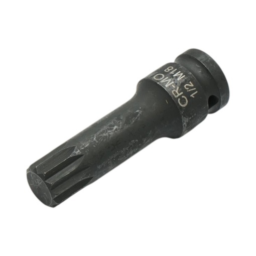 Cheie tubulara de impact bit spline M18, 78mm, patrat 1/2 inch Cr-Mo Breckner Germany - Img 2