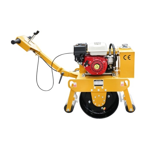 Cilindru compactor 200kg cu tamburi 450mm si motor benzina HONDA GX160 5.5CP, pornire manuala - Img 2