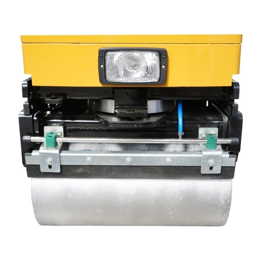 Cilindru compactor 800kg, cu tambur 2x635mm, motor 9CP diesel CF178, pornire electrica sau manuala - Img 5