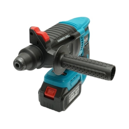 Ciocan rotopercutor 2.5J cu 2 acumulatori 21V, 4Ah Li-ion, brushless, SDS-Plus, 4 functii, frecventa 0-4550 lovituri /min Breckner Germany - Img 4