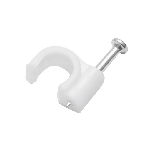 Clema cui 6mm pentru fixare cablu, 100 buc - Img 2