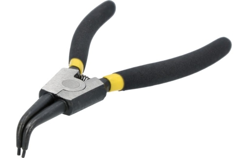 Clește Drel pentru inele de siguranță 180 mm, exterior, curbat - Img 2