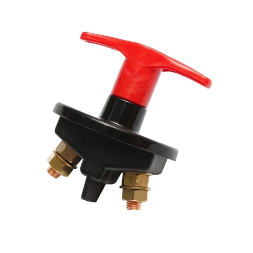 Contact general oval 12V/150A conector cupru M8, distanta intre gauri 54mm Breckner Germany - Img 2