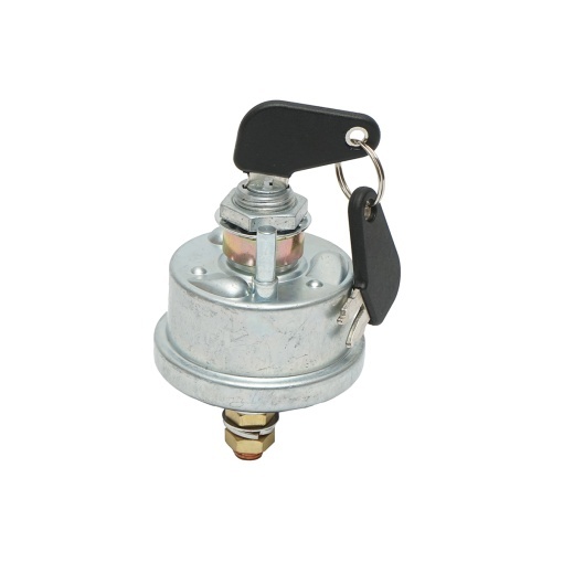 Contact pornire cu cheie 24V, fi 67mm, conector din cupru M10, filet prindere fi 18mm pentru Caterpillar OEM 7N0718 - Img 2