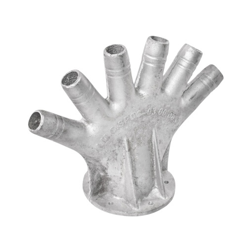 Corp absorbtie exhaustor SPC 6 (distribuitor aer / manusa cu 6 degete) - Img 2