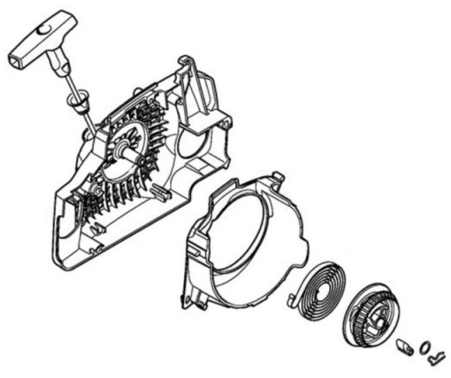 Demaror drujba compatibil Stihl 170 2-MIX, 180 2-MIX - Img 4