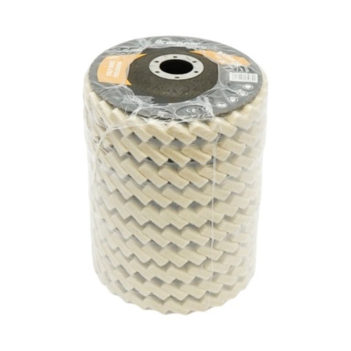 Disc pasla lamelar polisare 125x6x22.23mm, lustruire si finisare metal, inox, aluminiu Breckner Germany - Img 7