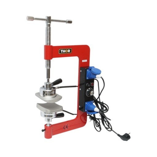 Dispozitiv electric vulcanizare anvelope la cald 2x500W, 220V, 8 adaptoare aluminiu, temperatura reglabila 0-180°C THOR - Img 4